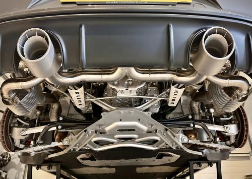 Titanium Exhaust Tips 718 GT4 RS Style - Image 3
